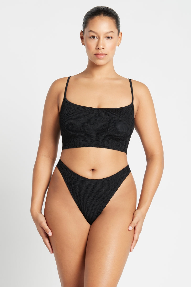 Serenity Blake Crop  Black – Crop Shop Boutique