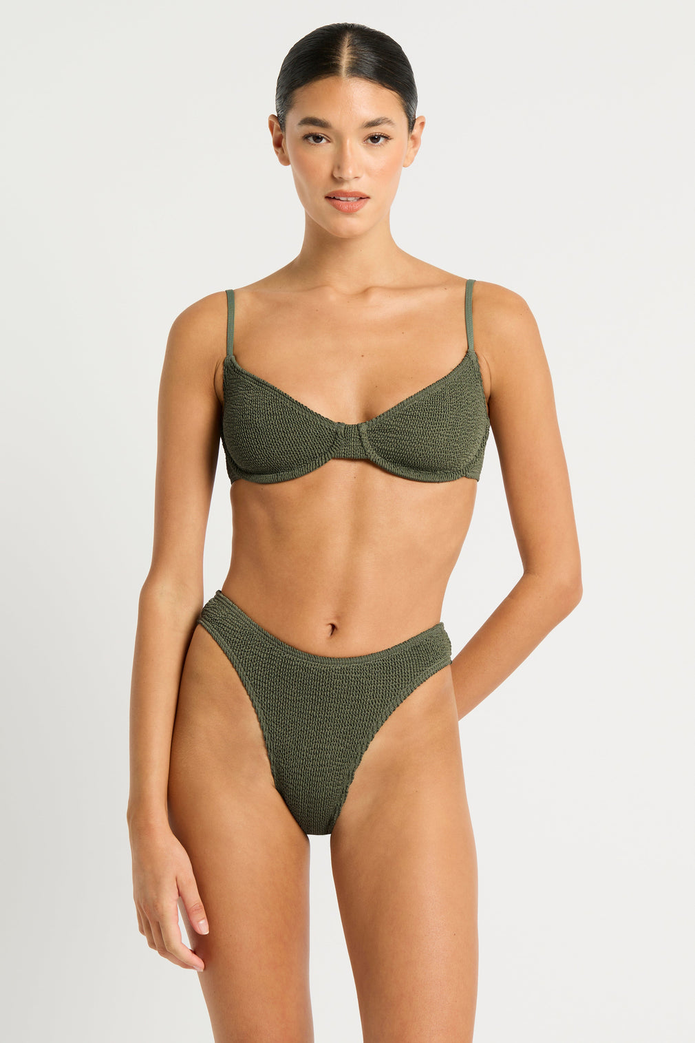 Gracie Balconette in KHAKI ECO | bond-eye Australia