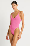 Elena One Piece 2.0 in Candy Pink Recycled | bond-eye Australia