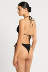 Beaded Tie Side Vista Brief in BLACK TIGER | bond-eye Australia